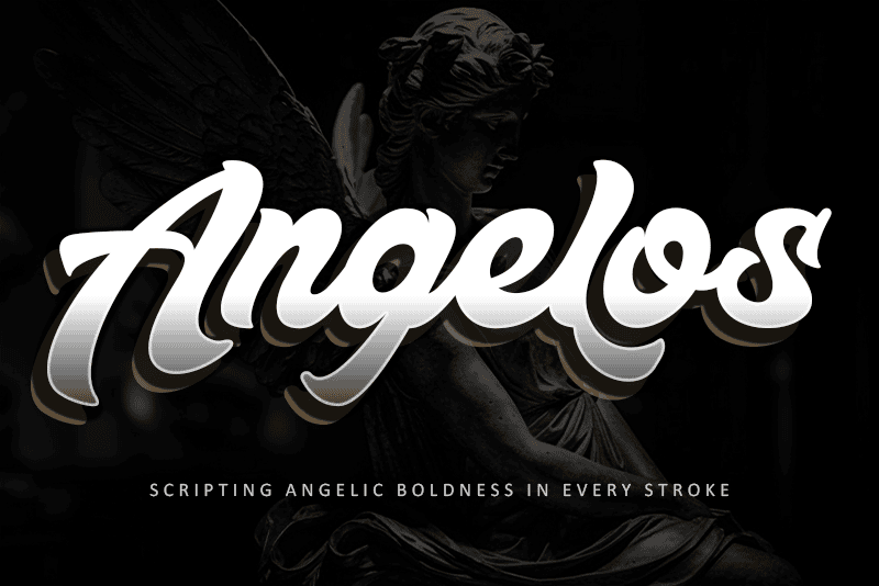 Angelos-Personal use Font font preview