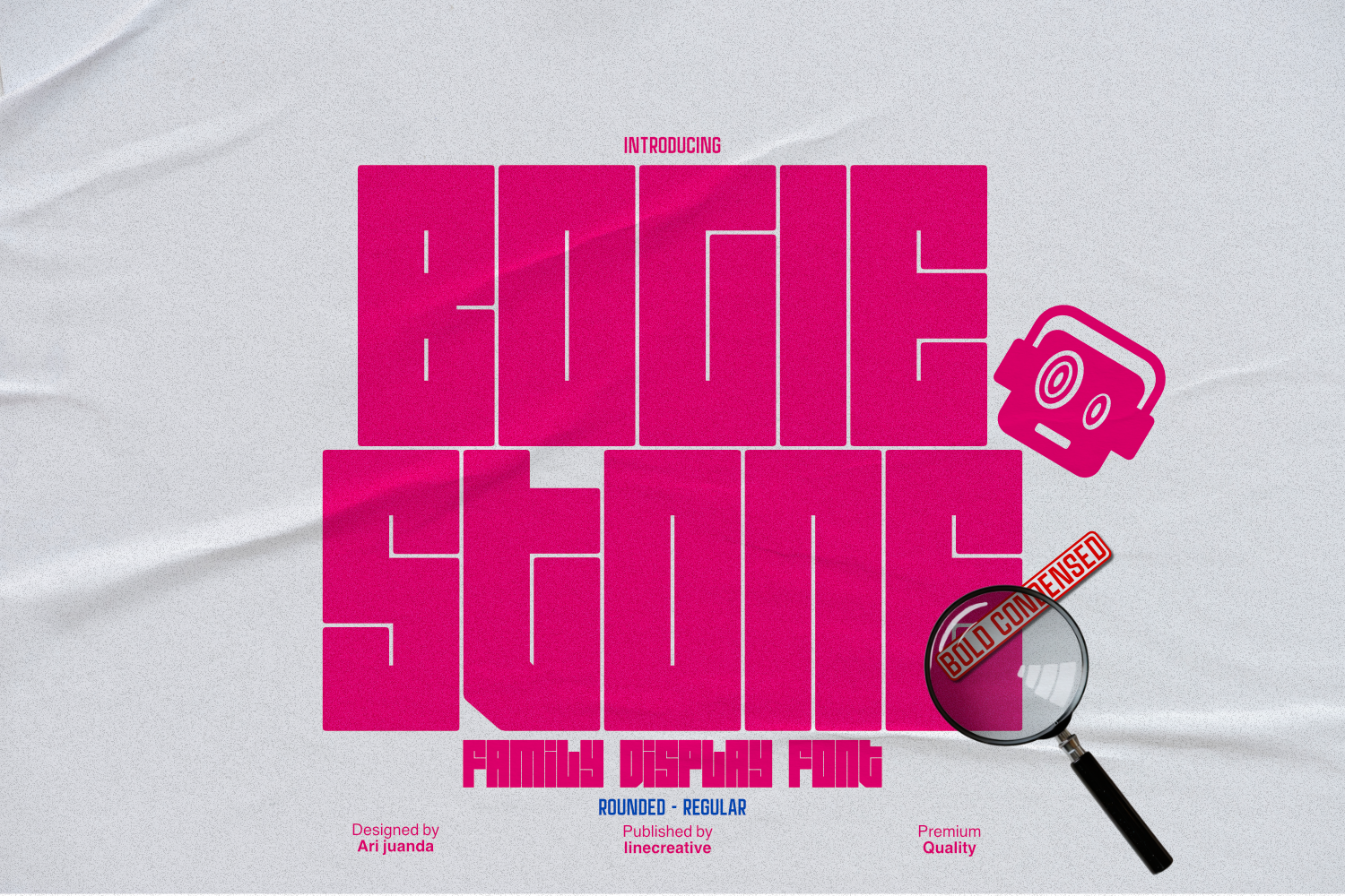 Bogiestone Font Family font preview