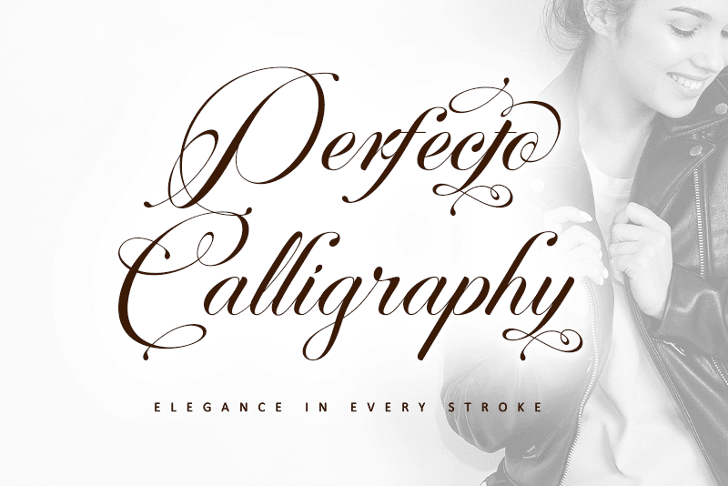 Perfecto Calligraphy – Personal use Font font preview