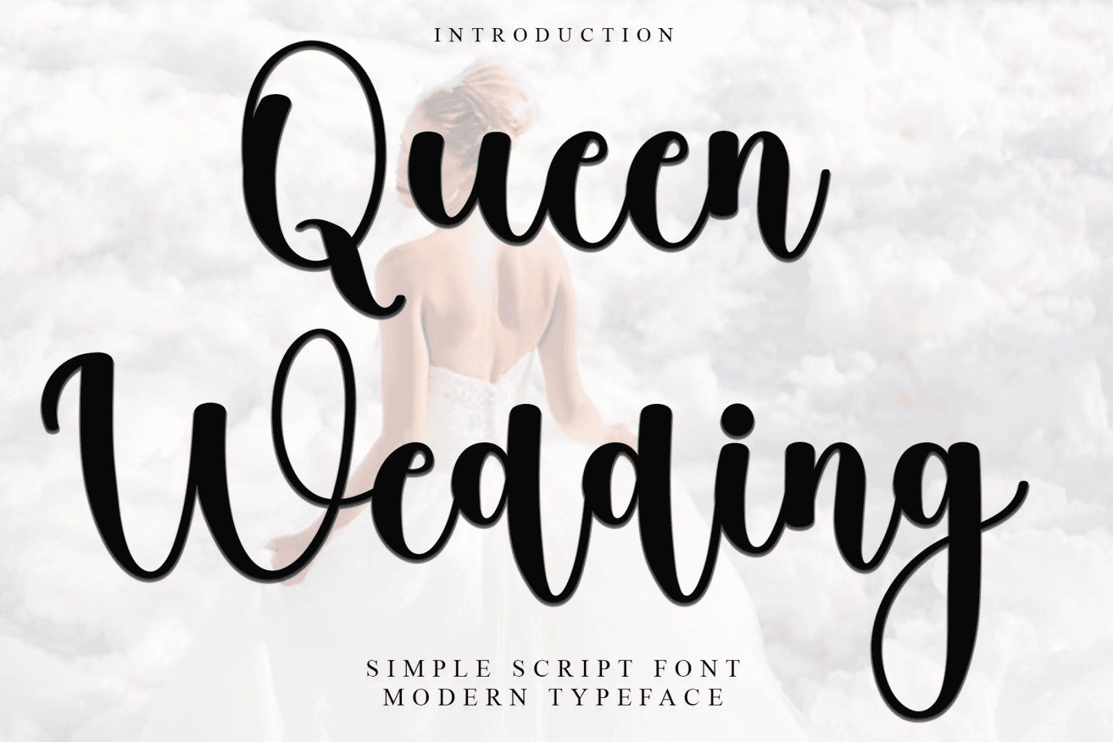 Queen Wedding Font font preview