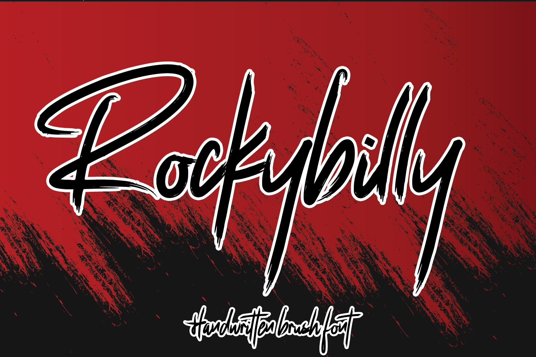 Rockybilly Font font preview
