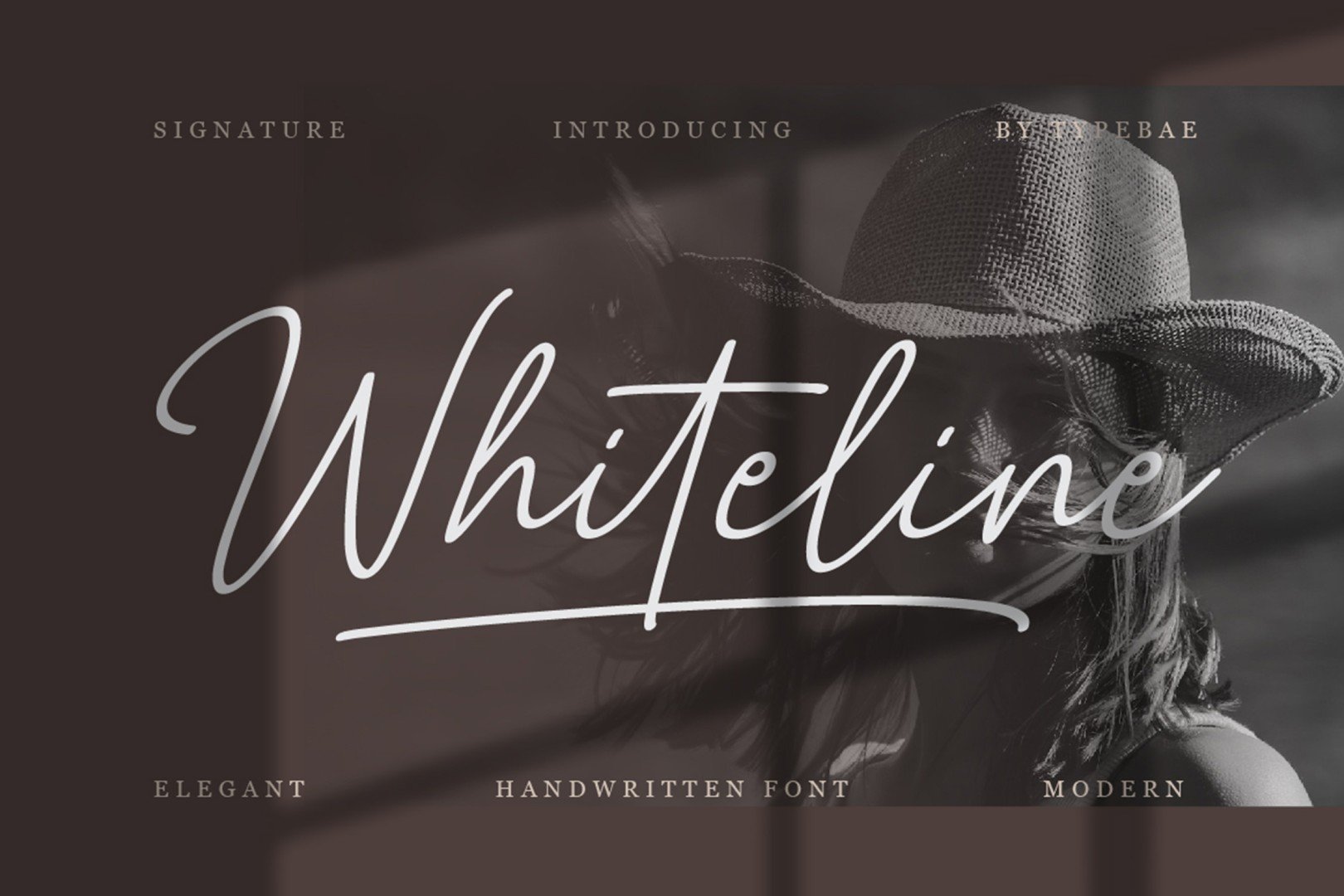Whiteline Font font preview